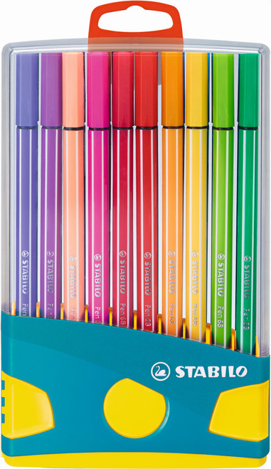 STABILO Pen 68 Fibre-tip Pen: Assorted ColorParade Turquoise 20's-6820-031-01