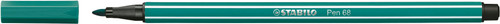 STABILO Pen 68 Fibre-tip Pen: Turquoise Blue Each STABILO Pen 68 Fibre-tip Pen: Turquoise Blue Each