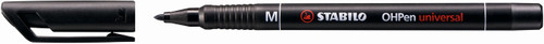 STABILO OHPen Permanent Medium Black Each-843-46