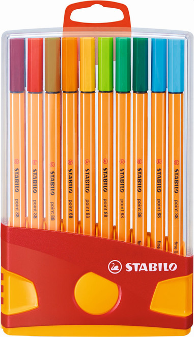 STABILO Point 88 Fineliner Assorted ColorParade 20's-8820-031 STABILO Point 88 Fineliner Assorted ColorParade 20's-8820-031