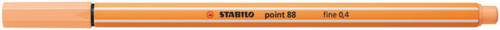 STABILO Point 88 Fineliner Light Orange-88-25 STABILO Point 88 Fineliner Light Orange-88-25