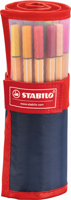 STABILO Point 88 Fineliner Assorted Denim Rollerset 25's-8825-021 STABILO Point 88 Fineliner Assorted Denim Rollerset 25's-8825-021
