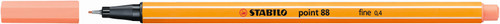 STABILO Point 88 Fineliner Apricot Each-88-26