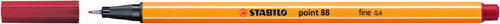 STABILO Point 88 Fineliner Crimson Each-88-50