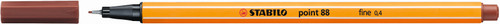 STABILO Point 88 Fineliner Sienna Each-88-75