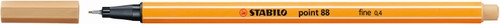 STABILO Point 88 Fineliner Light Ochre Each-88-88