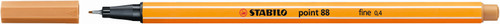 STABILO Point 88 Fineliner Dark Ochre Each-88-89 STABILO Point 88 Fineliner Dark Ochre Each-88-89