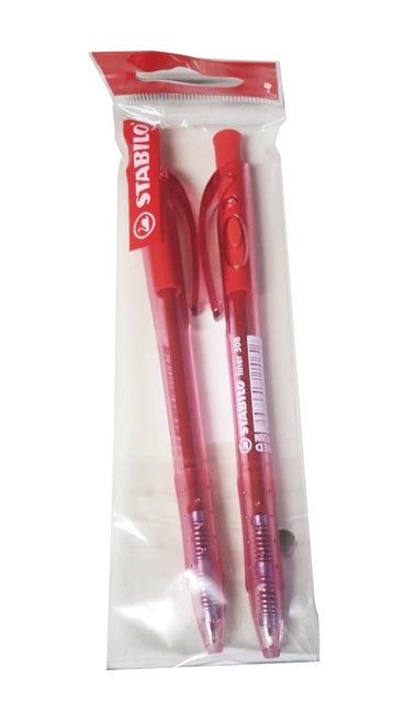 STABILO Liner Click Polybag Red 2's-C308M-40 STABILO Liner Click Polybag Red 2's-C308M-40