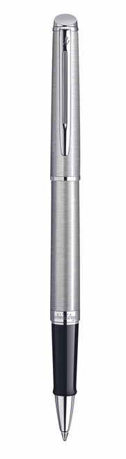 WATERMAN Hemisphere Essential Stainless Steel Chrome Trim RB Fine Nib - Blk Ink WATERMAN Hemisphere Essential Stainless Steel Chrome Trim RB Fine Nib - Blk Ink
