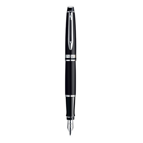 WATERMAN Expert  Fountain Pen - Matte Black Chrome Trim-NS0951860