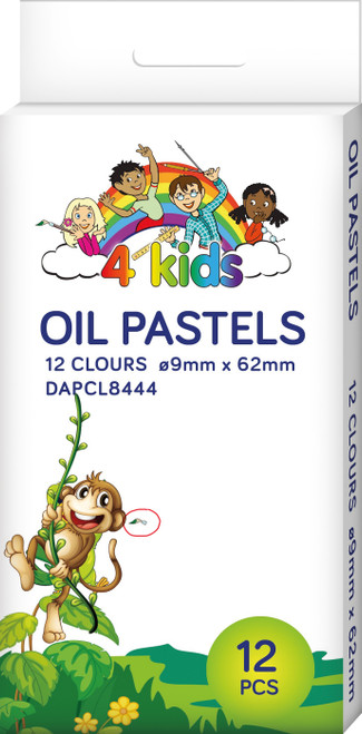 4KIDS OIL PASTELS 12'S 4KIDS OIL PASTELS 12'S
