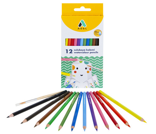 Adel - Aquarell Colour Pencils 12's Adel - Aquarell Colour Pencils 12's