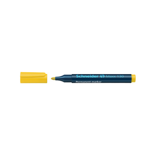 MAXX 130 - BULLET POINT PERMANENT MARKER YELLOW 10's MAXX 130 - BULLET POINT PERMANENT MARKER YELLOW 10's