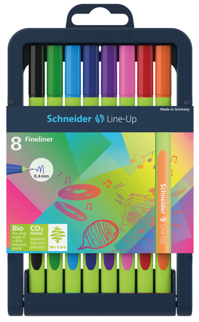 FINELINER LINE-UP 04 PEN CASE STAND 8 PENS FINELINER LINE-UP 04 PEN CASE STAND 8 PENS
