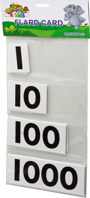 TREFOIL NUMERICAL FLARD CARD SET TREFOIL NUMERICAL FLARD CARD SET