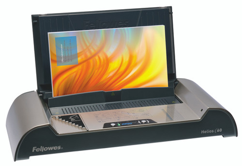 Binds up to 600 sheets in one step
200 pages per thermal cover Binds up to 600 sheets in one step
200 pages per thermal cover