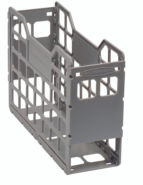 Slatted Econo Container - Grey Plastic - 4 pk Slatted Econo Container - Grey Plastic - 4 pk