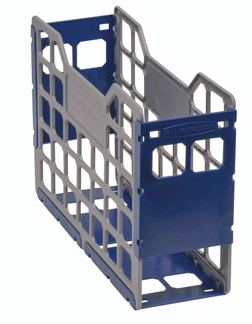 Slatted Econo Container - Blue Plastic - 4 pk Slatted Econo Container - Blue Plastic - 4 pk