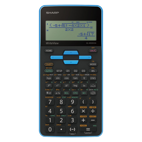Sharp EL535 Scientific Calculator - 422 Functions- Blue Sharp EL535 Scientific Calculator - 422 Functions- Blue