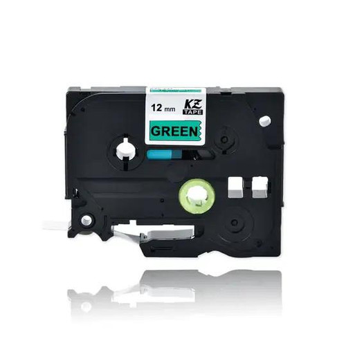 Amplify Brother Compatible 12mm Black on Green Amplify Brother Compatible 12mm Black on Green