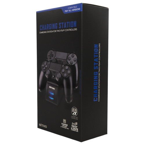 Nitho PS4 CHARGING STATION Charging station for two PS4 controllers (safe plugs pass through) Nitho PS4 CHARGING STATION Charging station for two PS4 controllers (safe plugs pass through)