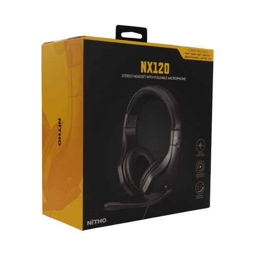 Nitho NX120 GAMING HEADSET Mini-jack plug Nitho NX120 GAMING HEADSET Mini-jack plug
