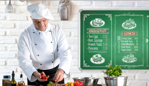 Chalk Board Non-Magnetic (Aluminium Frame - 1000*1000mm) - BD2844 Chalk Board Non-Magnetic (Aluminium Frame - 1000*1000mm) - BD2844