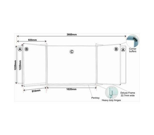 Educational Board Magnetic Chalkboard (1220*910 - Swing Leaf - Option B) - ED5068 Educational Board Magnetic Chalkboard (1220*910 - Swing Leaf - Option B) - ED5068
