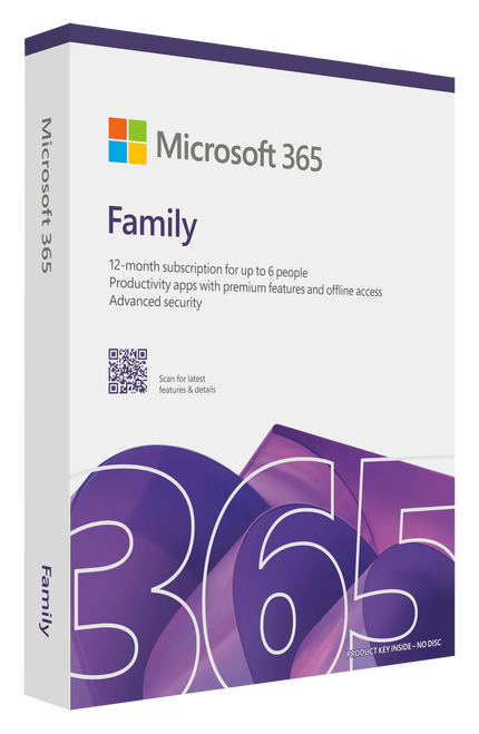 Microsoft M365 Family English Subscri 1 Year Africa only Medialess - TAR - EP2-36885 Microsoft M365 Family English Subscri 1 Year Africa only Medialess - TAR - EP2-36885