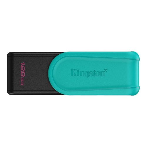 Kingston 128GB Portable USB 3.2 Gen 1 DataTraveler Exodia S (Black/Turquoise) - TAR - DTXS/128GB-TAR