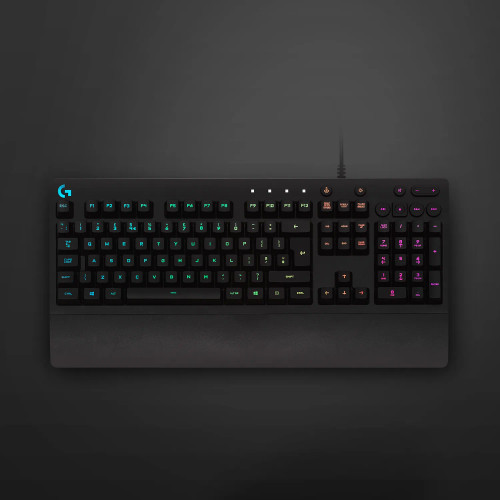 Logitech G G213 Prodigy Gaming Keyboard, Full-size (100%), Wired, USB, QWERTY, RGB LED, Black