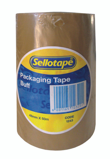 Packaging Tape 48mm x 50m Buff - Penfile Office Supplies