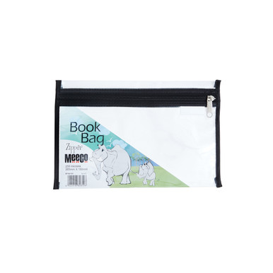 A5 PVC Book Bag with Zip Closure (265mm X 180mm) - Office Gear