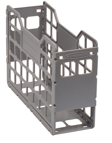 Bankers Box Slatted Econo Container Grey Plastic 4 Pack | Durable ...