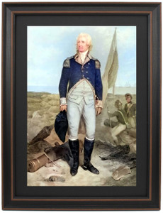 Framed William Moultrie by Alonzo Chappel Framed William Moultrie by Alonzo Chappel