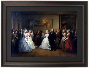 Framed Long Live The President (George Washington's Inauguration) by Dennis Malone Carter Framed Long Live The President (George Washington's Inauguration) by Dennis Malone Carter