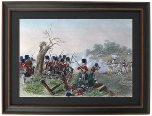 Framed The Battle of Harlem Heights by Alonzo Chappel Framed The Battle of Harlem Heights by Alonzo Chappel