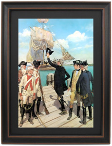 Framed French Troops at Chester Pennsylvania by Hugh Charles McBarron Framed French Troops at Chester Pennsylvania by Hugh Charles McBarron