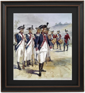 Framed Infantry and Musicians by Henry Alexander Ogden Framed Infantry and Musicians by Henry Alexander Ogden