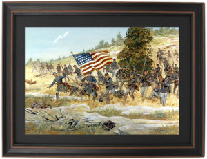 Framed The Twentieth Maine by H. Charles McBarron Framed The Twentieth Maine by H. Charles McBarron
