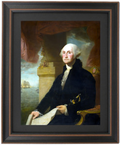 Framed The Constable-Hamilton Portrait of George Washington by John Gilbert Stuart Framed The Constable-Hamilton Portrait of George Washington by John Gilbert Stuart