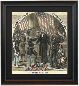 Thanksgiving-Day, November 24, 1864, United We Stand - Harpers Weekly Thanksgiving-Day, November 24, 1864, United We Stand - Harpers Weekly