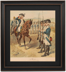 Framed 1782 (VI) Light Infantry by Henry Alexander Ogden Framed 1782 (VI) Light Infantry by Henry Alexander Ogden