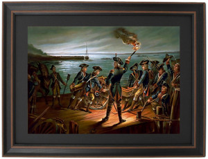 Washington's Retreat at Long Island, August 1776 by Michael Angelo Wageman Washington's Retreat at Long Island, August 1776 by Michael Angelo Wageman