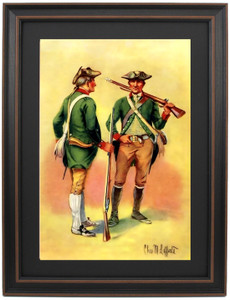 Green Mountain Rangers, 1776 by Charles M. Lefferts Green Mountain Rangers, 1776 by Charles M. Lefferts