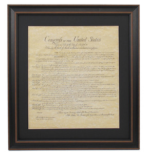 Framed Bill of Rights Framed Bill of Rights