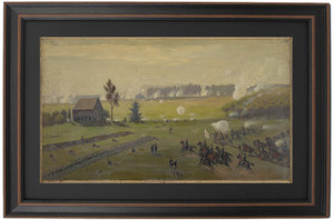 The Battle of Gettysburg by Edwin Forbes The Battle of Gettysburg by Edwin Forbes