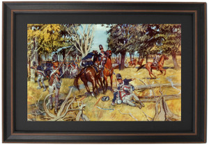 Framed The Road to Fallen Timbers by Hugh Charles McBarron Framed The Road to Fallen Timbers by Hugh Charles McBarron