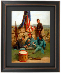 Framed A Break, Playing Cards by Julian Scott Framed A Break, Playing Cards by Julian Scott