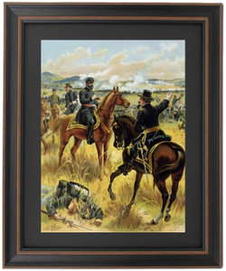 Framed Major General George Meade at the Battle of Gettysburg on July 2nd 1863 by Henry Alexander Ogden Framed Major General George Meade at the Battle of Gettysburg on July 2nd 1863 by Henry Alexander Ogden